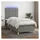 vidaXL Boxspringbett 100 x 200 cm Dunkelgrau