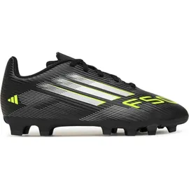 adidas F50 Club FG/MG Kinder core black/iron metallic/lucid lemon 30