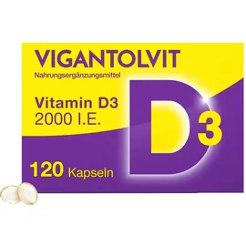 Procter & Gamble Vigantolvit 2000 I.E. Vitamin D3 Kapseln 120 St.
