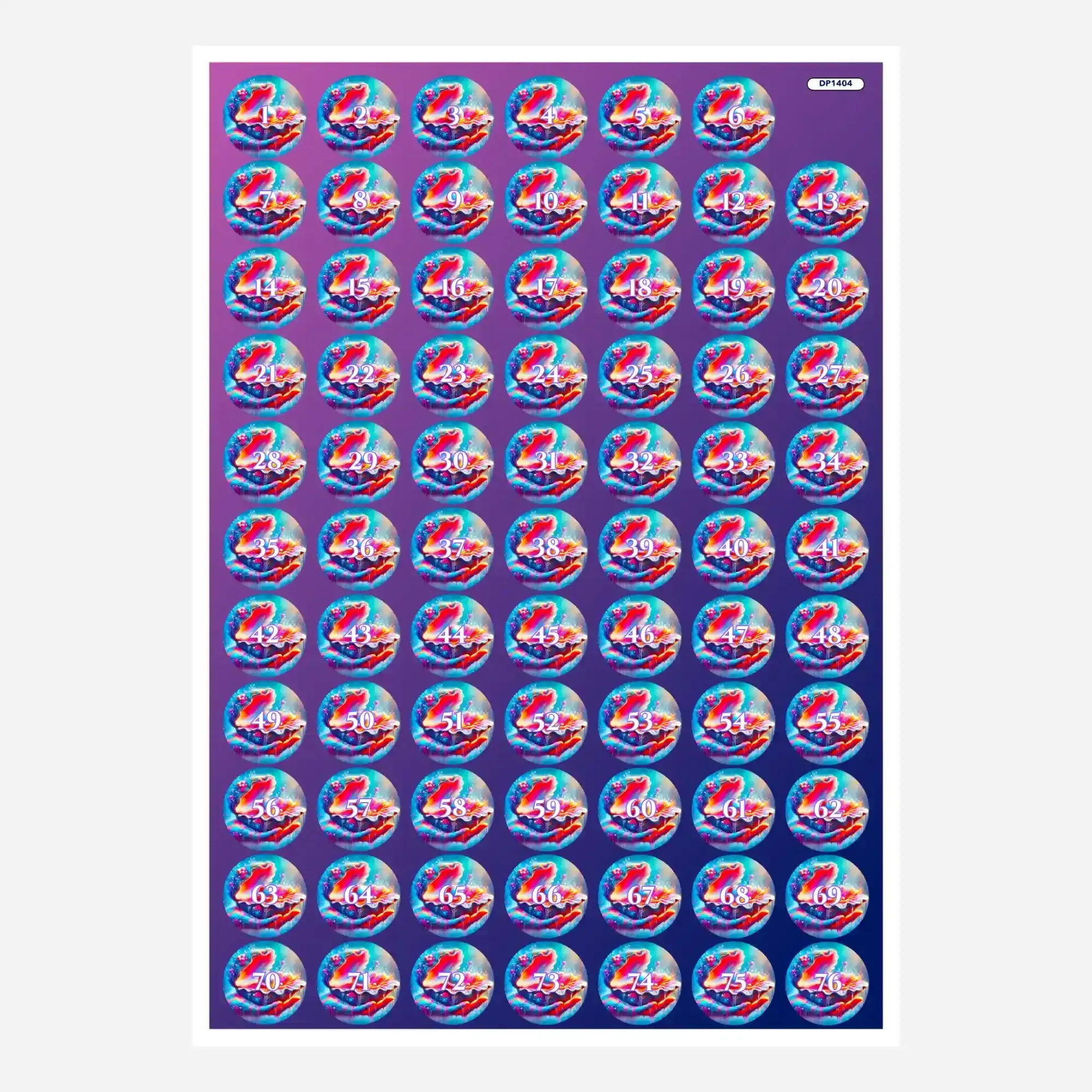 Döschenaufkleber - Zauber des Meeres