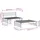 vidaXL 2-tlg. Garten-Lounge-Set Grau Massivholz Kiefer
