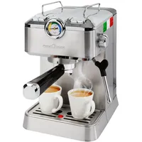 Proficook PC-ES-KA 1267 INOX Espressomaschine Edelstahl mit Milchaufschäumdüse