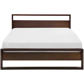 Beliani Giulia 140 x 200 cm Dunkelbraun