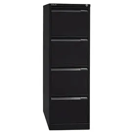 BISLEY Hängeregistraturschrank 41,3 x 62,2 x 132,1 cm schwarz