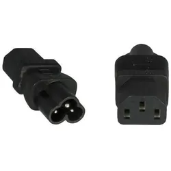 MicroConnect Adapter für Power Connector - IEC 60320 C6 zu power IEC 60320 C13