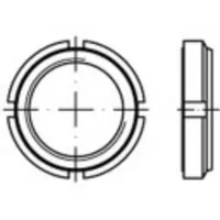 TOOLCRAFT Nutmuttern M20 4 mm Stahl galvanisch verzinkt 10 Stück