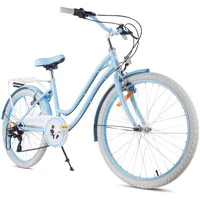 SUN BABY Heart Bike 24 Zoll silver moon blau