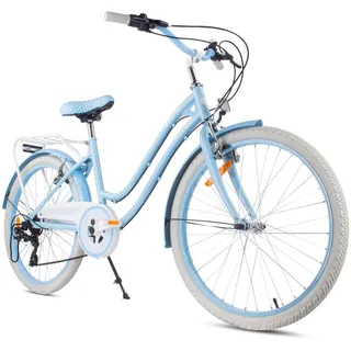 SUN BABY Heart Bike 24 Zoll silver moon blau