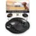 ZEUS ChewChasers Rugby Ball Ø 12,5 cm Schwarz