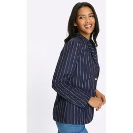 Sieh an! Blazer gestreift Blau/Weiß 42