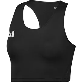adidas Adizero Essentials Running Crop Top Black M