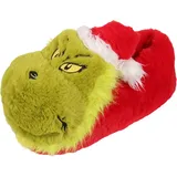 sarcia.eu Grinch Herren Hausschuhe, warm, weich, grüne 3D Hausschuhe 44-45 EU / 10-11 UK - 44/45