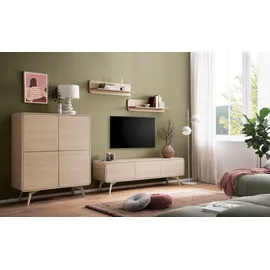 Home Affaire Vitrine Torsby 108 x 39 x 130 cm Braun