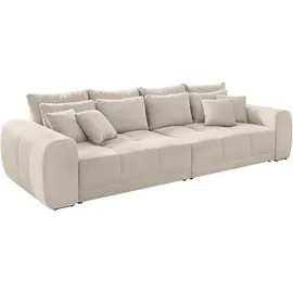Jockenhöfer Big-Sofa Mikrofaser 4-Sitzer Beige