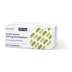 Chinin Axunio 200 Mg Filmtabletten 80 St