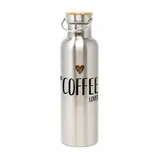 ppd Trinkflasche Edelstahl Thermosflasche coffee lover 750 ml mehrfarbig