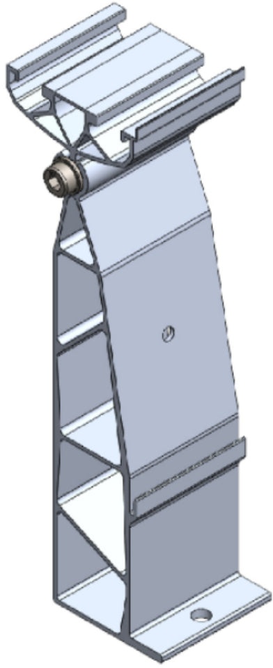 Aerocompact CompactFLAT SN2 NLS10RB Hinterfuß Querformat 10°