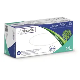 BINGOLD GmbH + Co. KG BINGOLD Latex 50PLUS weiß, L