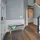 Relaxdays Sitzbank mit Stauraum, Samtbezug, 40 L, gepolstert, Holzbeine, Flur, 2er Truhenbank, 41 x 80 x 40 cm, hellgrau, Holz