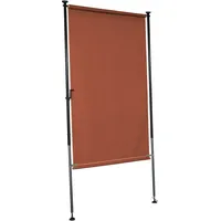Angerer Seitenmarkise 150 x 275 cm Braun Polyacryl