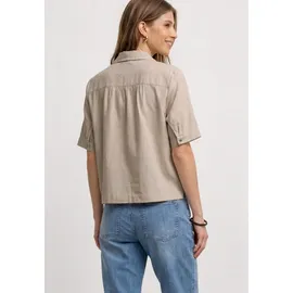 STREET ONE Kurzarmbluse Beige 40
