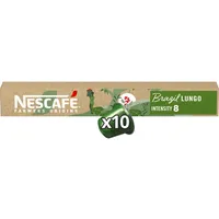 NESCAFÉ Farmers Origins Brazil Lungo für NESPRESSO (1 x 10 Kapseln)