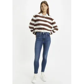 Levi's 721TM High Rise Skinny Jeans Z7184 Dark Indigo Worn In 28 28