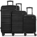Redolz Essentials 16 Koffer-Set 3-tlg. schwarz