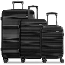 Redolz Essentials 16 Koffer-Set 3-tlg. schwarz