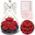 Sunia Ewige Rose Engel Figur Geburtstagsgeschenk für Frauen, Geschenke für Mutter Oma zu Weihnachtstag Muttertag