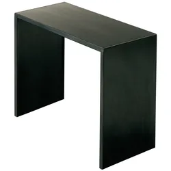 Zeus Irony Konsolentisch, 87 x H 72 cm, schwarz