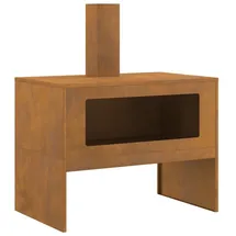 vidaXL Feuerstelle Braun 80 x 50 x 96 cm Stahl