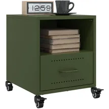 vidaXL Nachtschrank 2 Stk. 36 x 39 x 43,5 cm Olivgrün