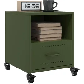 vidaXL Nachtschrank 2 Stk. 36 x 39 x 43,5 cm Olivgrün