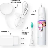 happybrush ECO VIBE KIDS Agnes + 3 Refills weiß