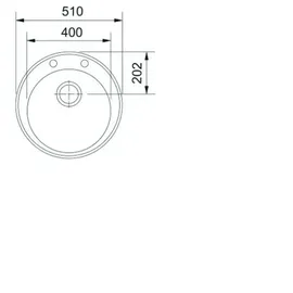 Franke Pamira ROG 610-41 links Einbauspüle fragranit schwarz matt Handbetätigung 510 x 510 mm