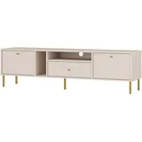 masseno TORINO Lowboard 180 cm Beige MDF