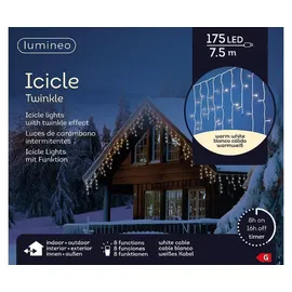 Kaemingk Lichtervorhang LED 7,5 m warm weiß