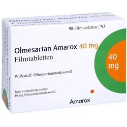 Olmesartan Amarox 40 mg Filmtabletten 98 St