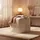 deluke Sitzhocker GIROS Cord 40 x 40 x 40 cm Creme
