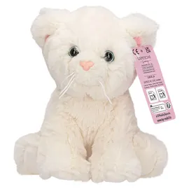 DEPESCHE TOPModel Plüsch Katze weiß 16 cm