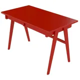 Möbel Kraft Schreibtisch Edda Rot