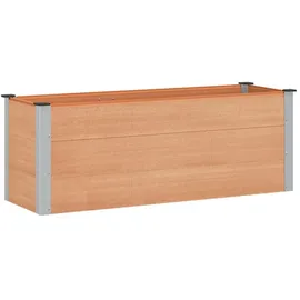 vidaXL Hochbeet 150 x 50 x 54 cm Braun