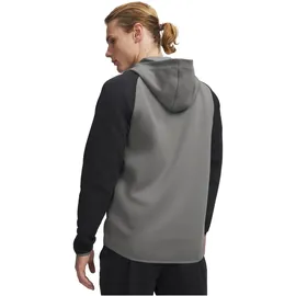 Under Armour Unstoppable Fleece Reißverschlusspullover - clay green/black/black L
