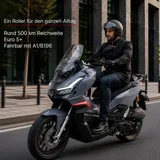 Burnout QS125 ADV 125 ccm 11,0 PS 99 km/h Grau