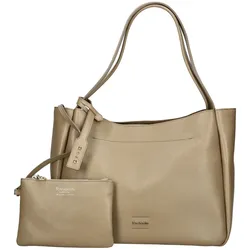 Shopper NERO GIARDINI "Nero Giardini Taschen Leder", Damen, Gr. one size, beige, Leder, Taschen
