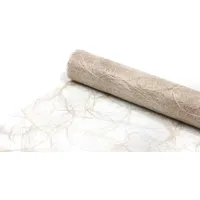 Deko AS GmbH Sizoweb Tischband walnuss 20 cm Rolle