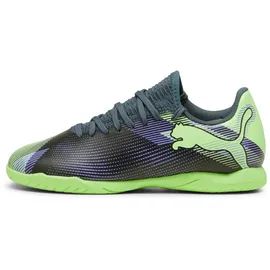 Puma Future 7 Play IT Kinder Gray Skies-Elektro Purple-Fizzy Apple-Puma White 34,5