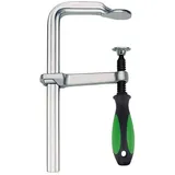 Ganzstahl-Schraubzwinge VIRIDIS mit 3K-Komfortgriff - Spannweite 200mmx50mm-Spannbacke 11,5mmx5,7mm