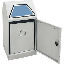 stumpf metall Sortsystem Modul Vario 60 graualu struktur Innenbehälter 60 Liter Trethebel